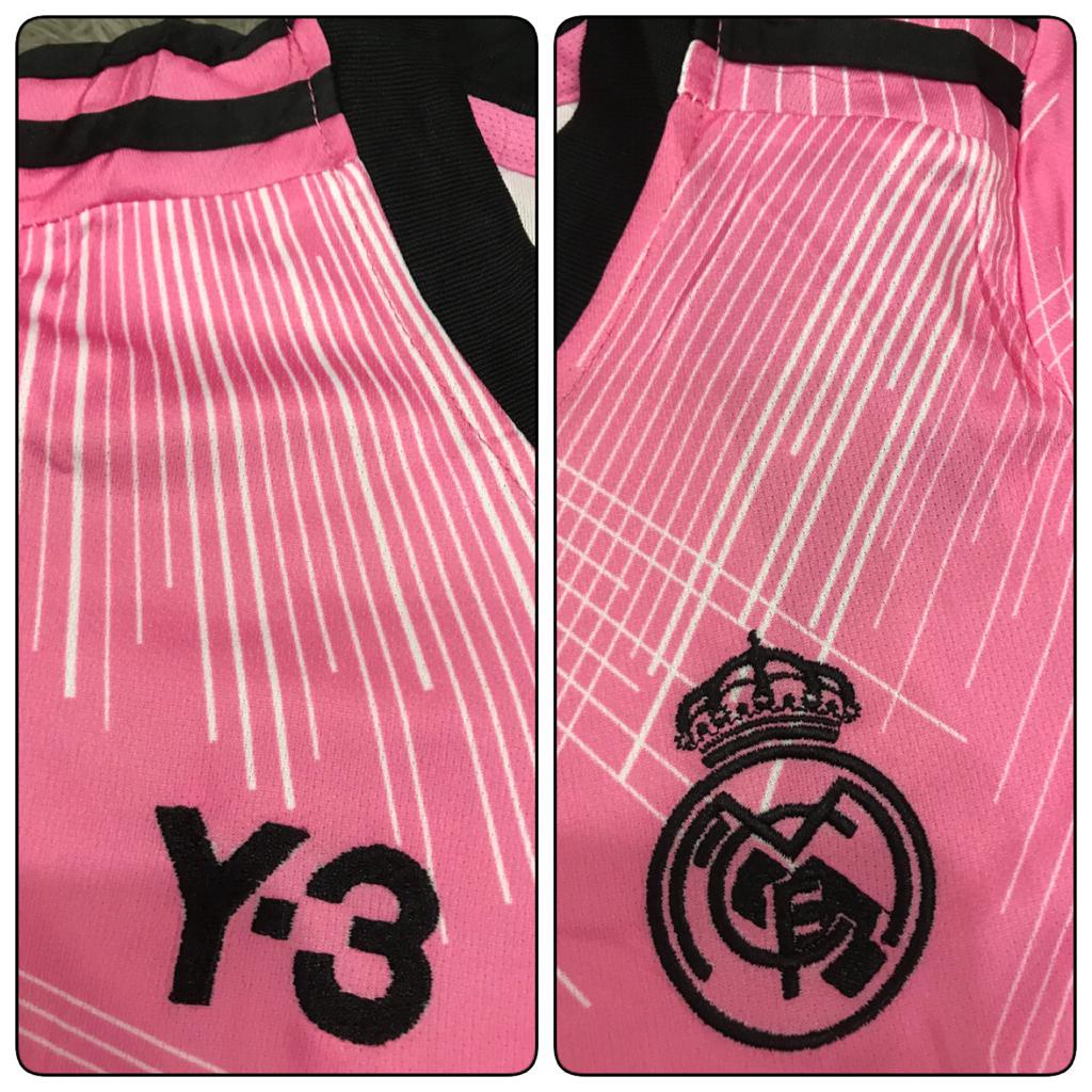 Jersey bola madrid  4th Y-3 pink GRADE ORI