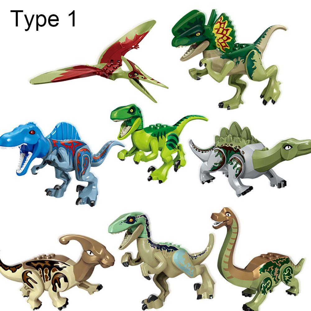 R-flower 1 Set Mainan Balok Bangunan Dinosaurus Full Size Untuk Edukasi Dini Anak
