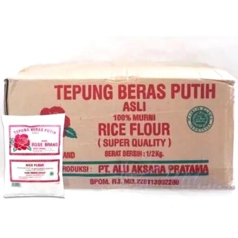 

BISA COD TEPUNG BERAS rosebrand 500gr isi 20@dus
