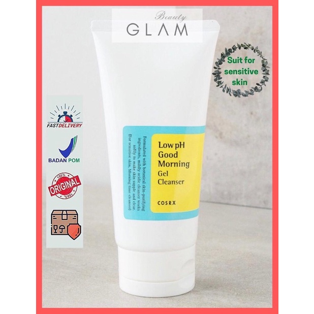 COSRX LOW PH GOOD MORNING gel cleanser 50 ml 150 ml [SABUN WAJAH AMAN KULIT SENSITIF]