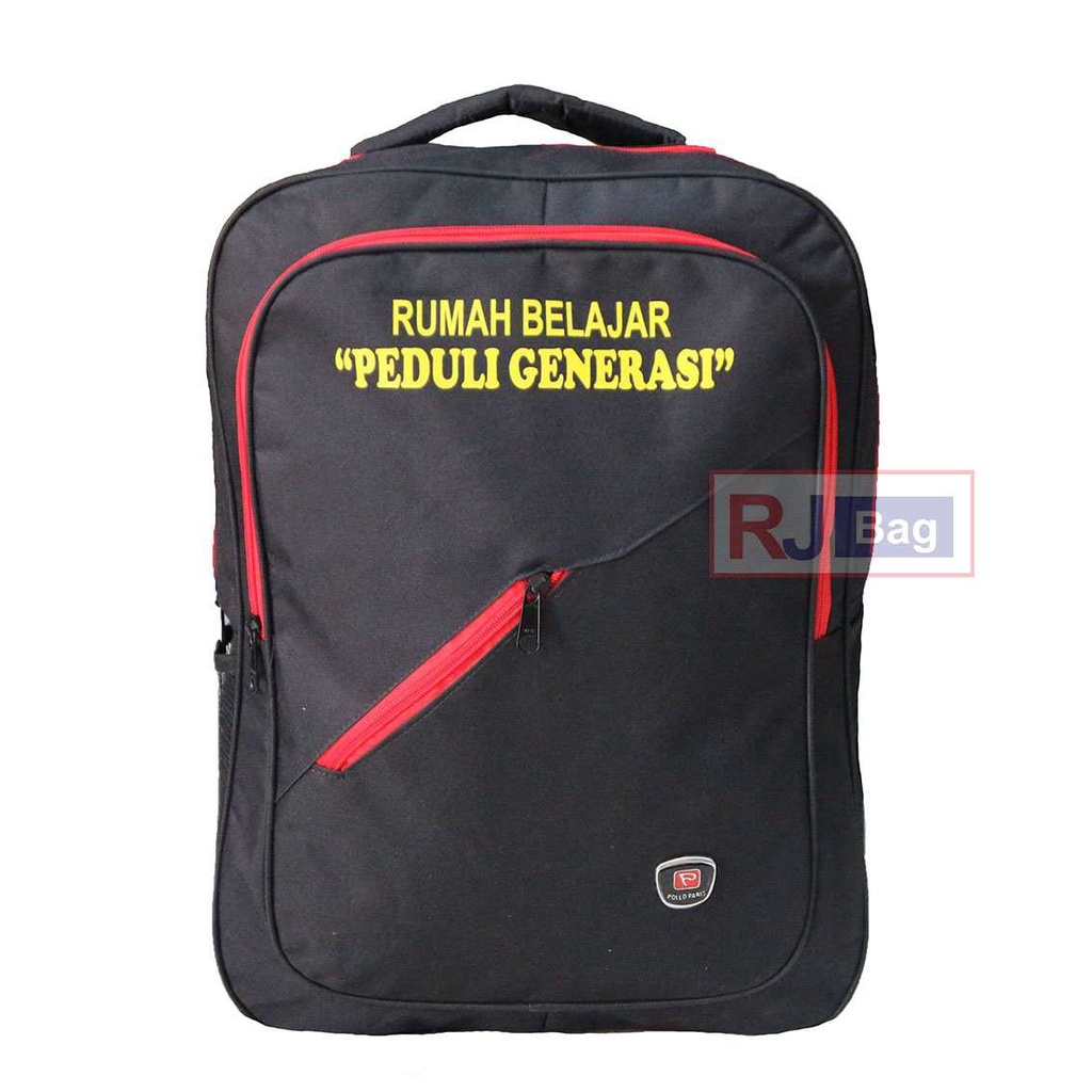 ORDERAN GROSIR TAS RANSEL PHIUM SABLON RUMAH BELAJAR PEDULI GENERASI SEMINAR SOUVENIR HARGA EKONOMIS