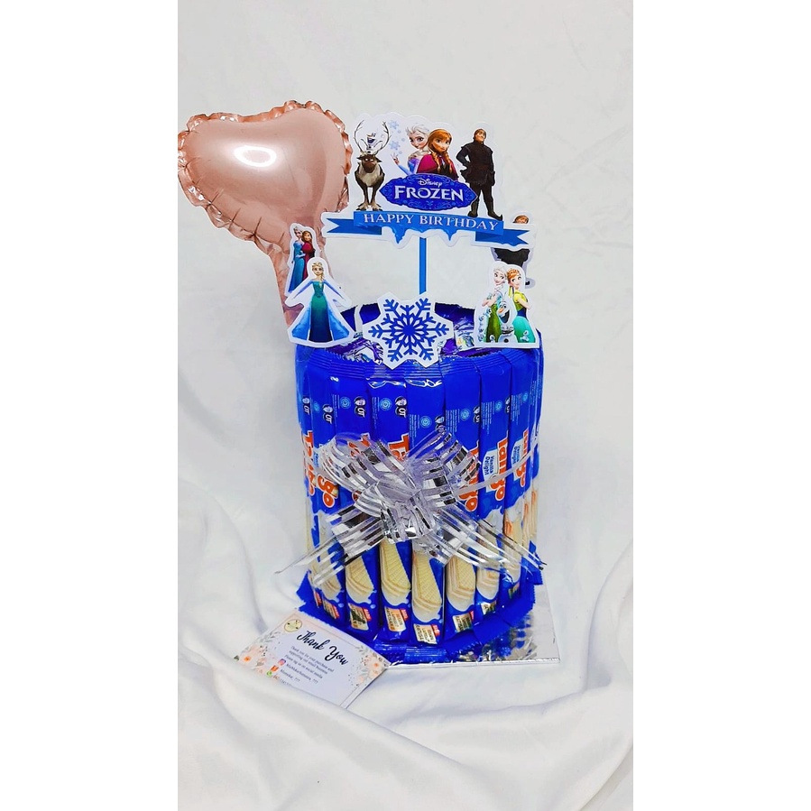 SNACK TOWER/KUE ULANGTAHUN/SNACK CAKE/SNACK TART/SNACK ULTAH/BIRTHDAY TOWER/KADO ULTAH/KADO WISUDA/B