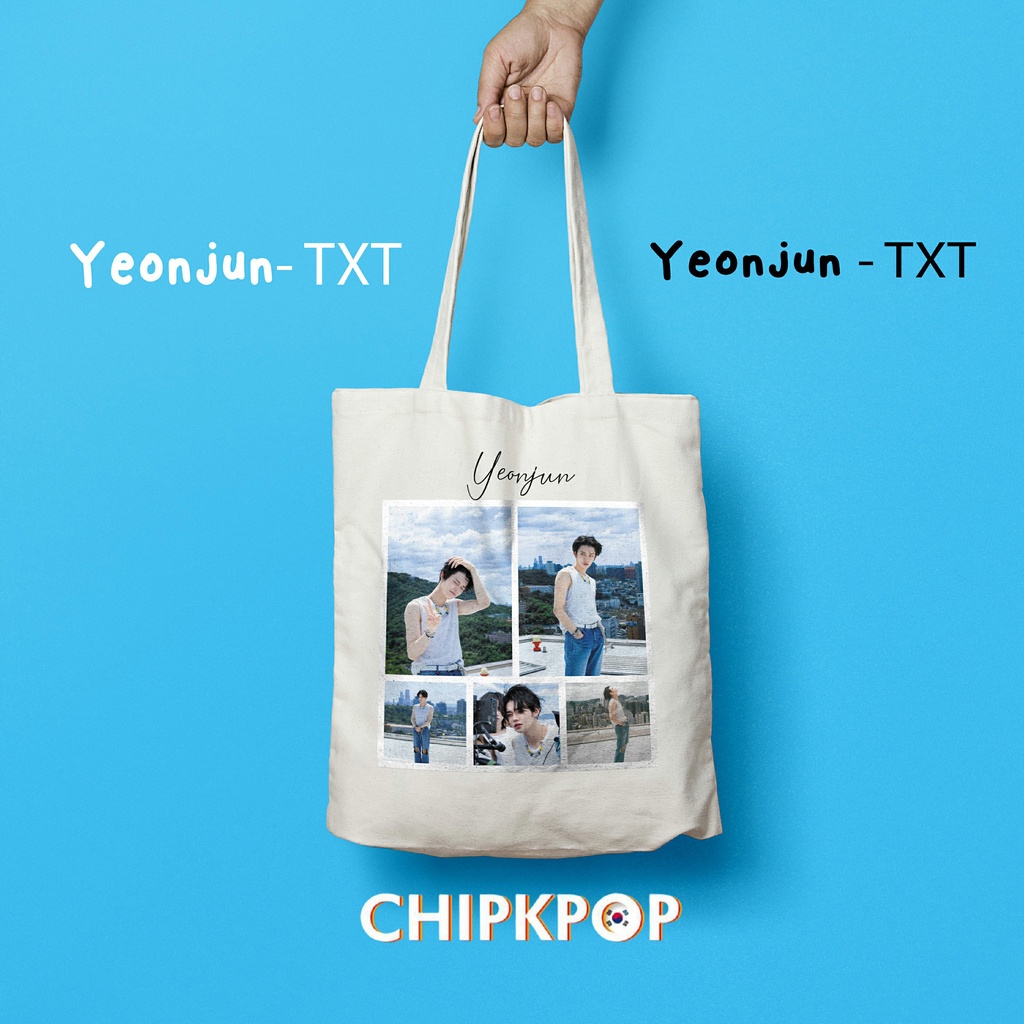 [TXT KPOP PAKET SET ] I TOTEBAG TXT MURAH I TAS KOREA STYLE I TAS TXT MURAH I ALBUM TXT I SOOBIN I H