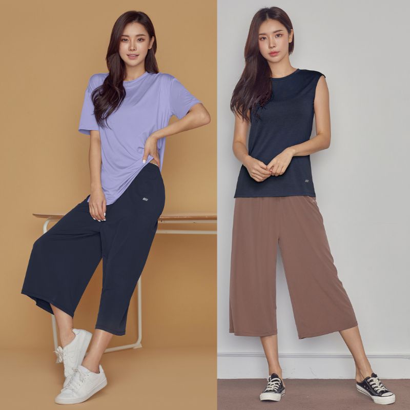 STPT018 STL Hoho Banding Pants - Celana Kulot Wanita