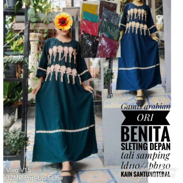 Gamis arabian ori benita