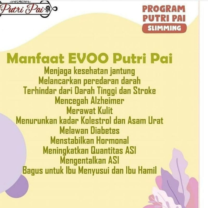 

putripaievoo250ml
