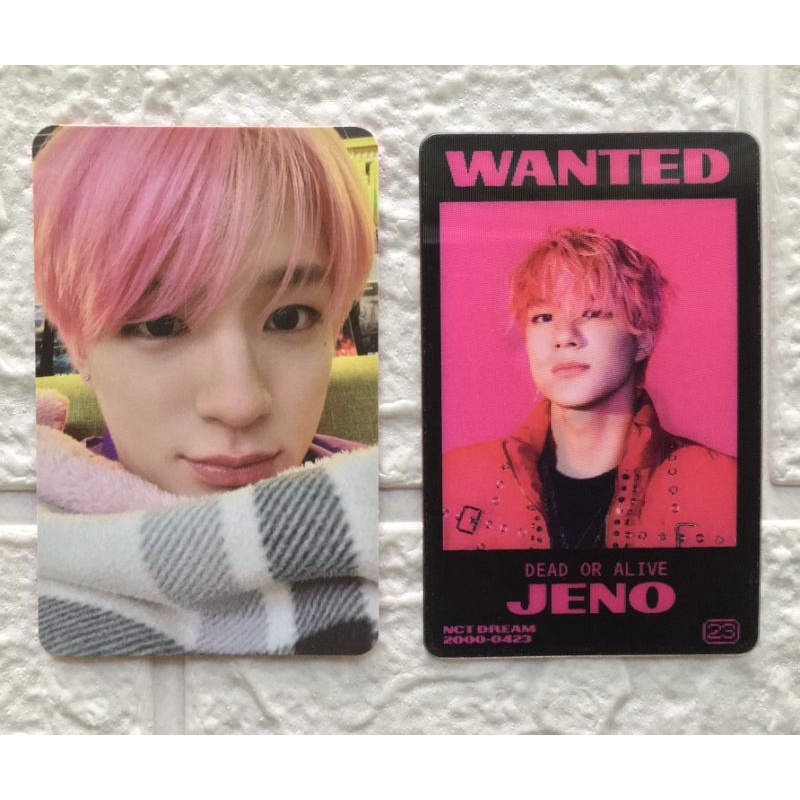 pc jeno glitch ver pair lenti jeno glitch ver pc jeno selimutan official photocard nct dream glitch 