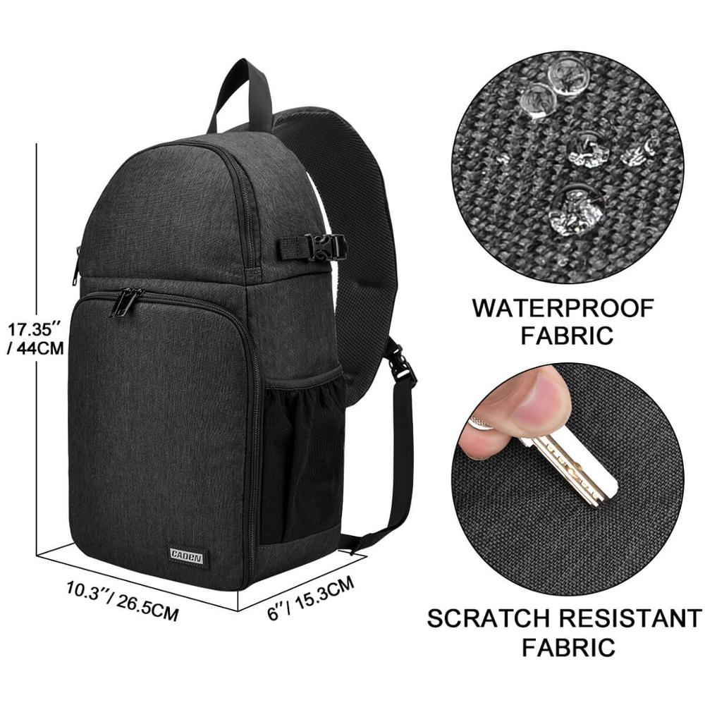 SmallLee Tas Selempang Kamera Tahan Air Ringan tahan gores tahan aus Bahu Cross Digital Case Tahan Air Rain Cover Tas Kamera DSLR Tas SLR