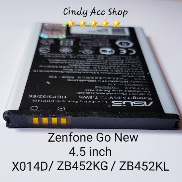 Baterai Battery Batre Original Asus Zenfone Go New 4.5 inch ZB452KG ZB452KL X014D