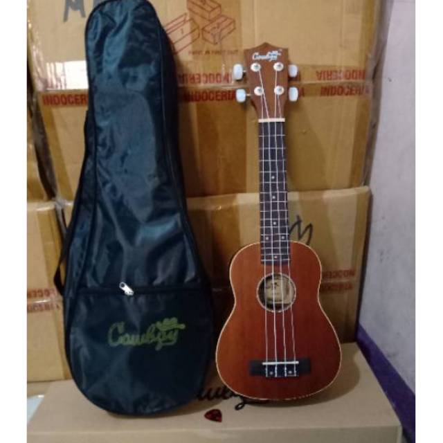 UKULELE COWBOY SOPRANO SOPRAN 21&quot; BONUS TAS DAN PICK