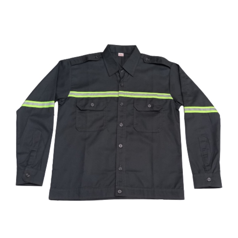 Wearpack Safety Atasan Baju Wearpack Panjang Abu Gelap Baju Safety