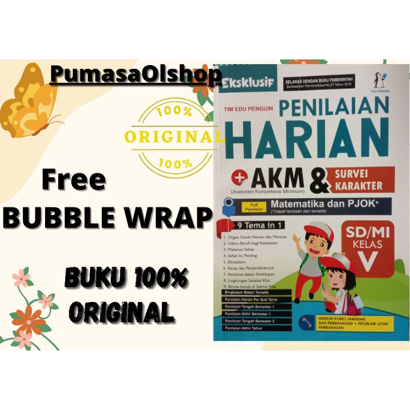 PENILAIAN HARIAN + AKM & SURVEI KARAKTER SD/MI KELAS 5