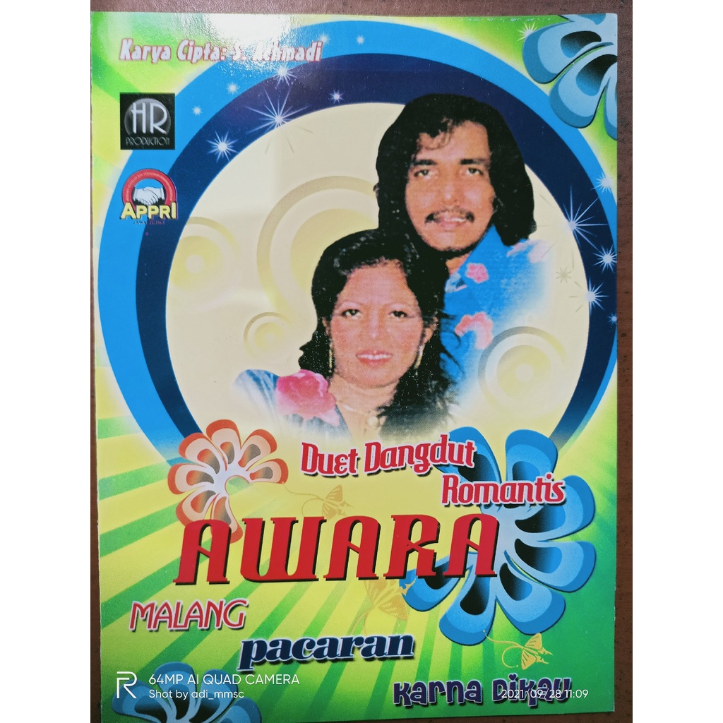 VCD ORIGINAL ALBUM AWARA DUET ROMATIS IDA LAILA ft. S.ACHMADI Prod.HR Pro