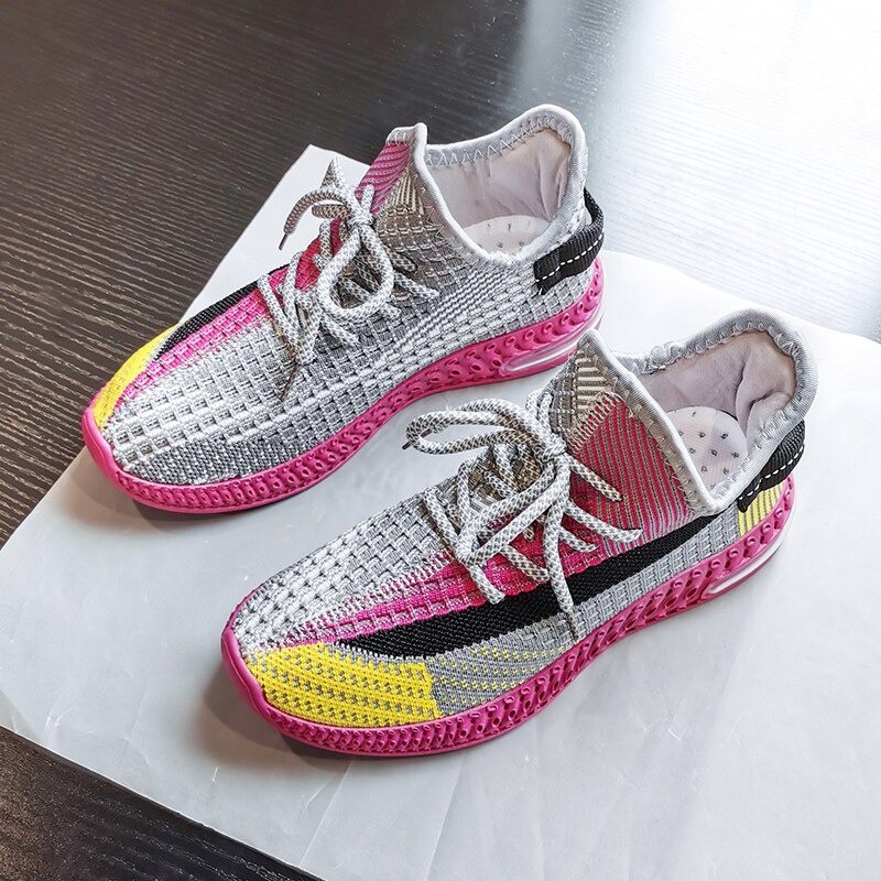 Sepatu Sneaker Wanita Import - Sneaker Wanita Runing Amarant Shoes 722 - Sepatu Sneaker Kasual Lari-