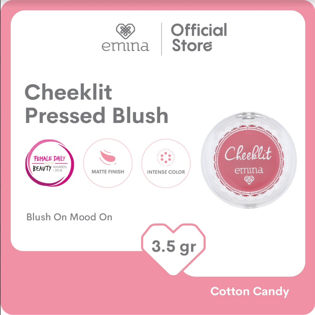 Emina Cheek Lit Pressed Powder Blush 3.5gr | Blush On