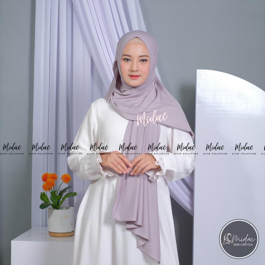 Jilbab Pashmina Jersey Premium - size 180x75 - Pashmina kaos