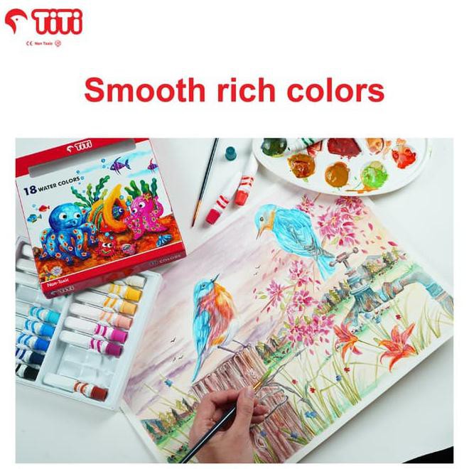 

Water Color / Cat Air Titi Wc-6Ml-24C / 24 Warna / Colors Best Seller