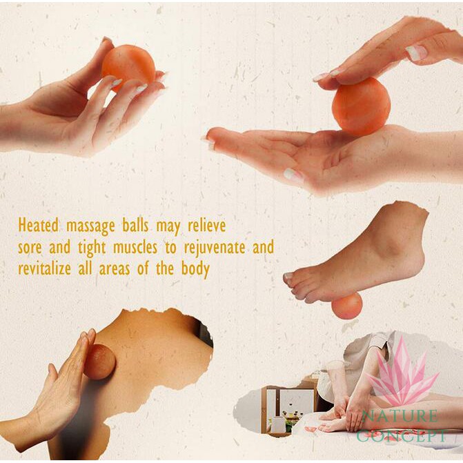 Himalayan Massage Ball Bola Pijat Garam Himalaya (SATUAN)