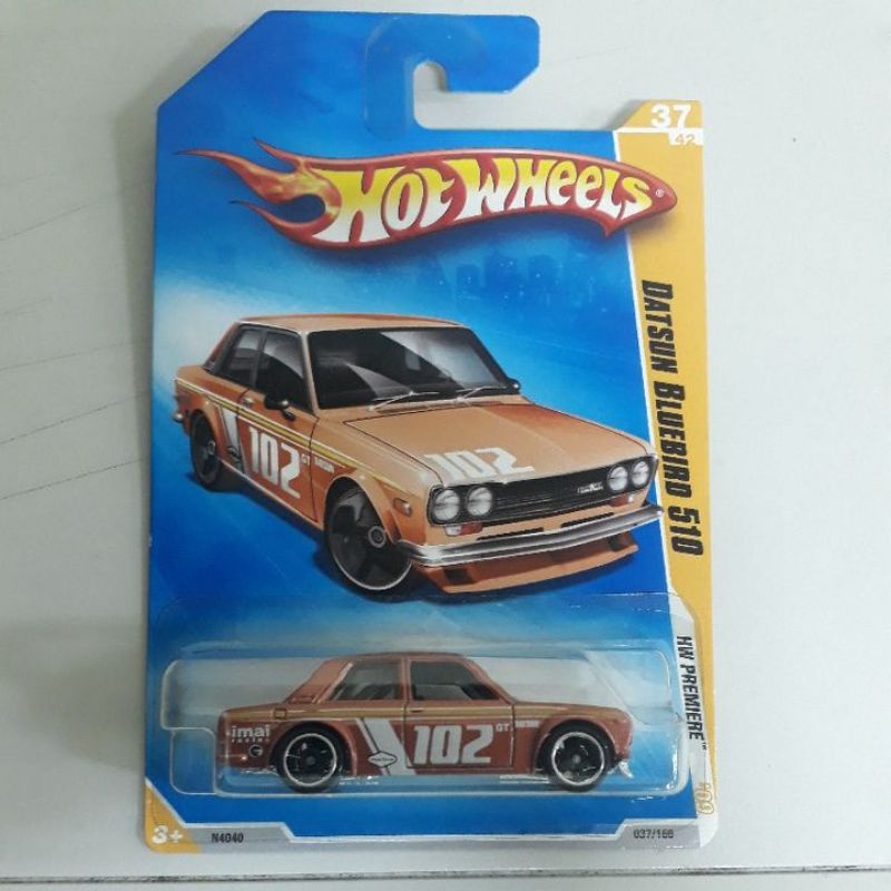 Hot wheels datsun bluebird 510 orange 102