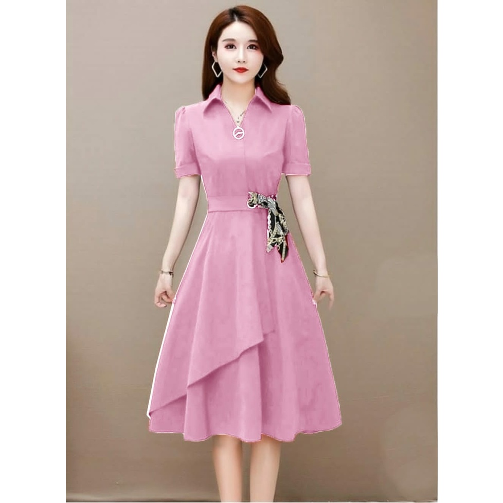 [MCFK] Dress Momita / Dress Wanita Korea / Dress Wanita Korea / Dres / Pakaian Wanita Dress / Dress Momita