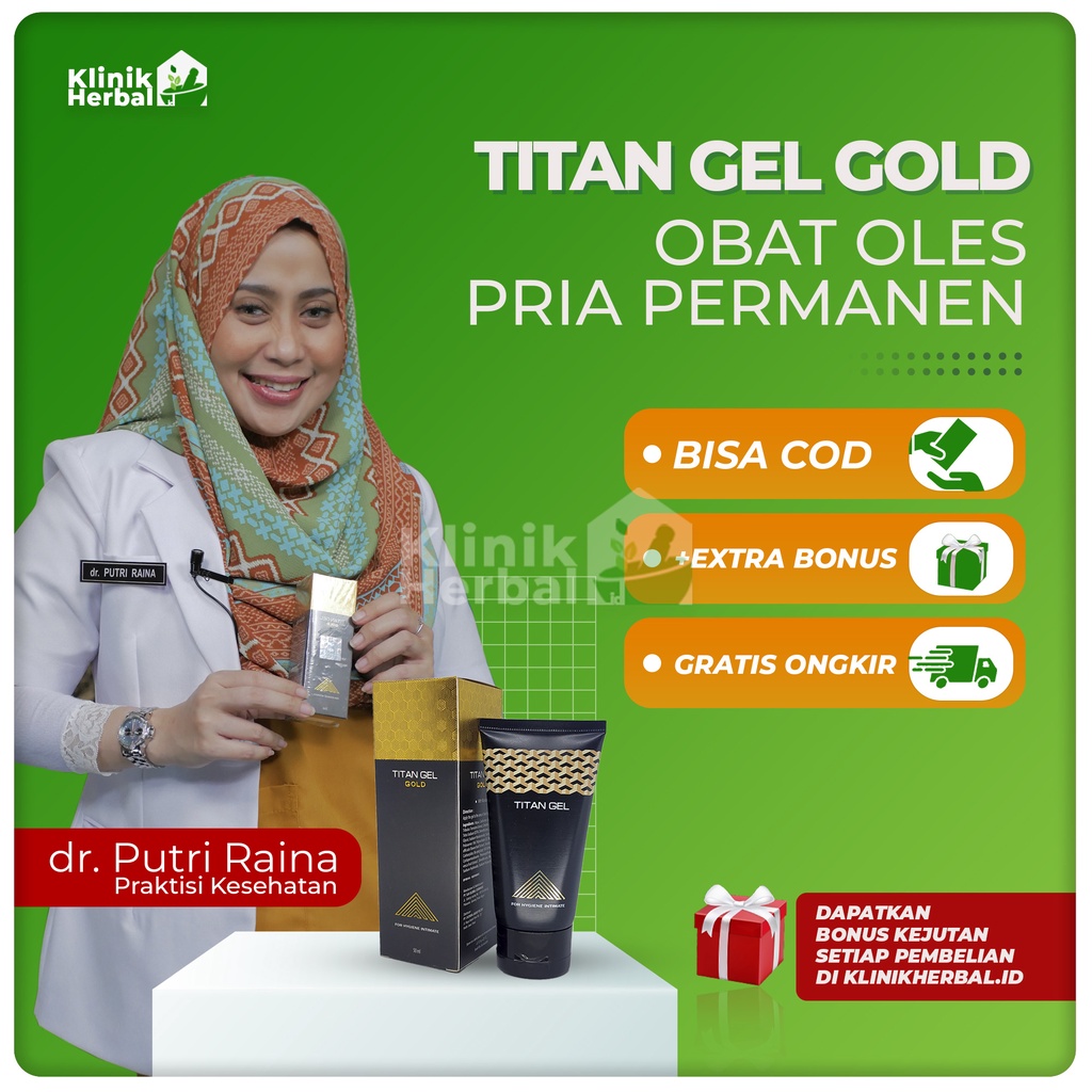 Jual Titan Gel Gold Obat Oles Tahan Lama Pembesar Dan Panjang Penis Pria Dewasa Asli Original