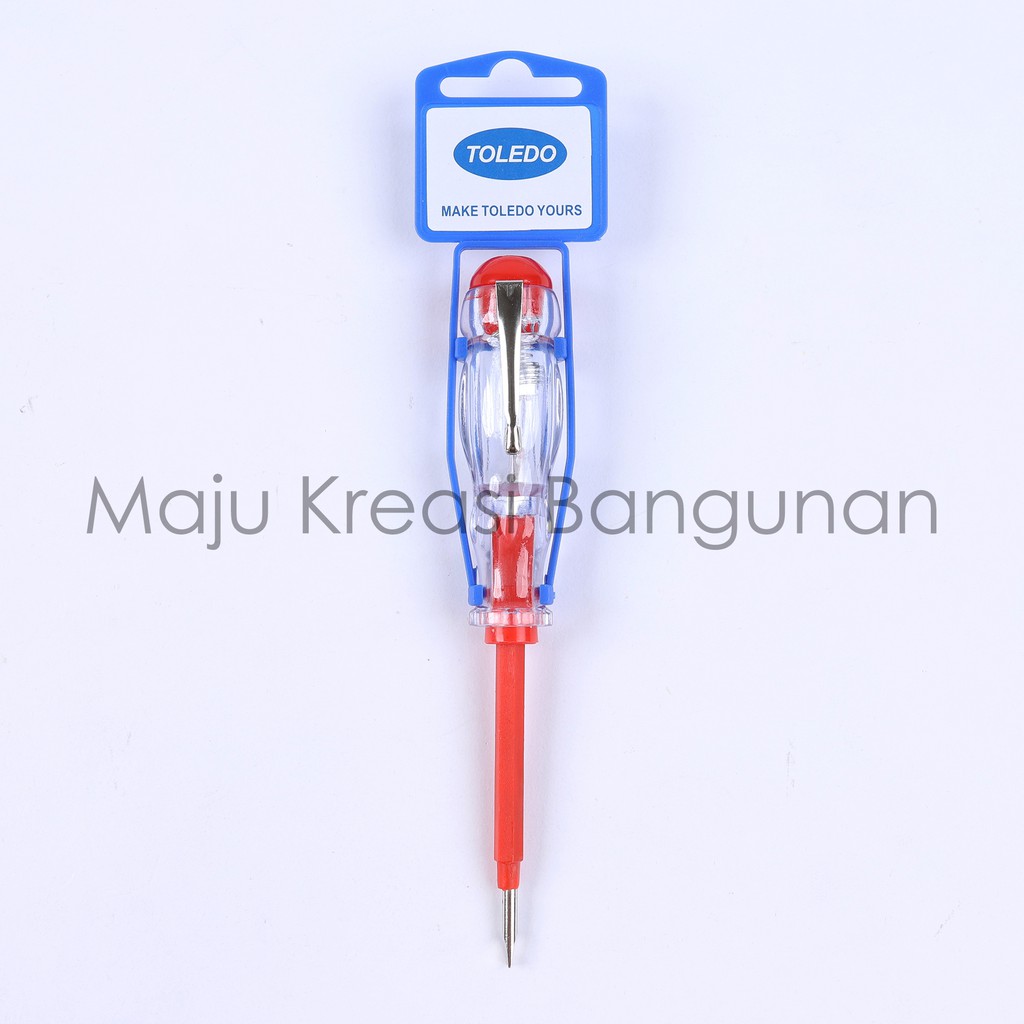 Obeng Bolak Balik Testpen Test Pen Tespen Alat Tes Listik Lampu AC Screwdriver Kelistrikan