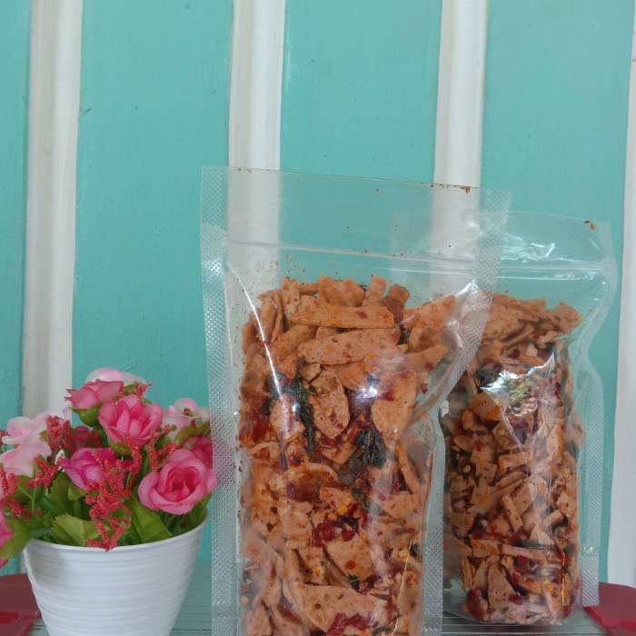 

504Omekho Basreng Daun Jeruk Pedas/Original - Pedas Jy60Jhh