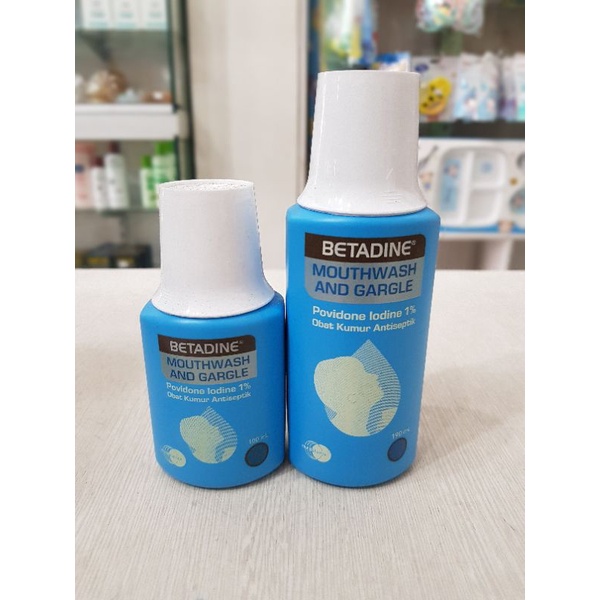 Betadine Kumur 100ml &amp; 190ml/ Larutan Kumur/ Bau Mulut