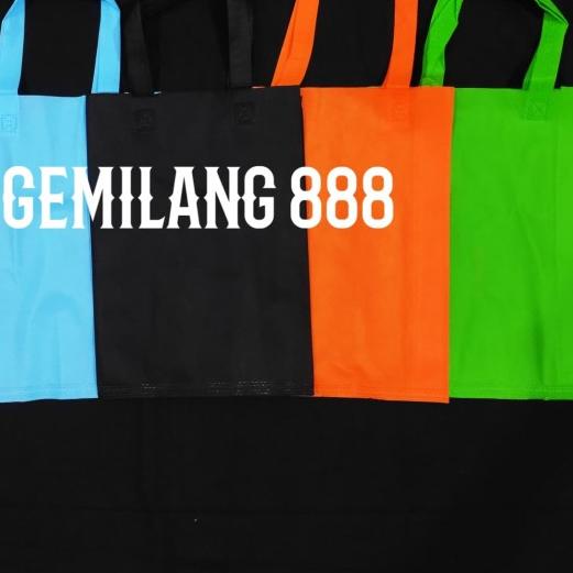 

✬ Spundbond Uk 30x40, Tas Kain, Tas Bahan, Goodie bag - Hitam ✵