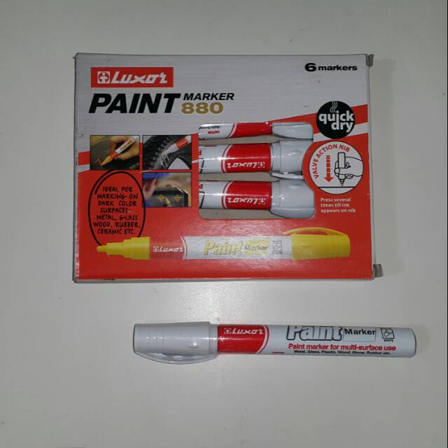 

permanent marker warna putih