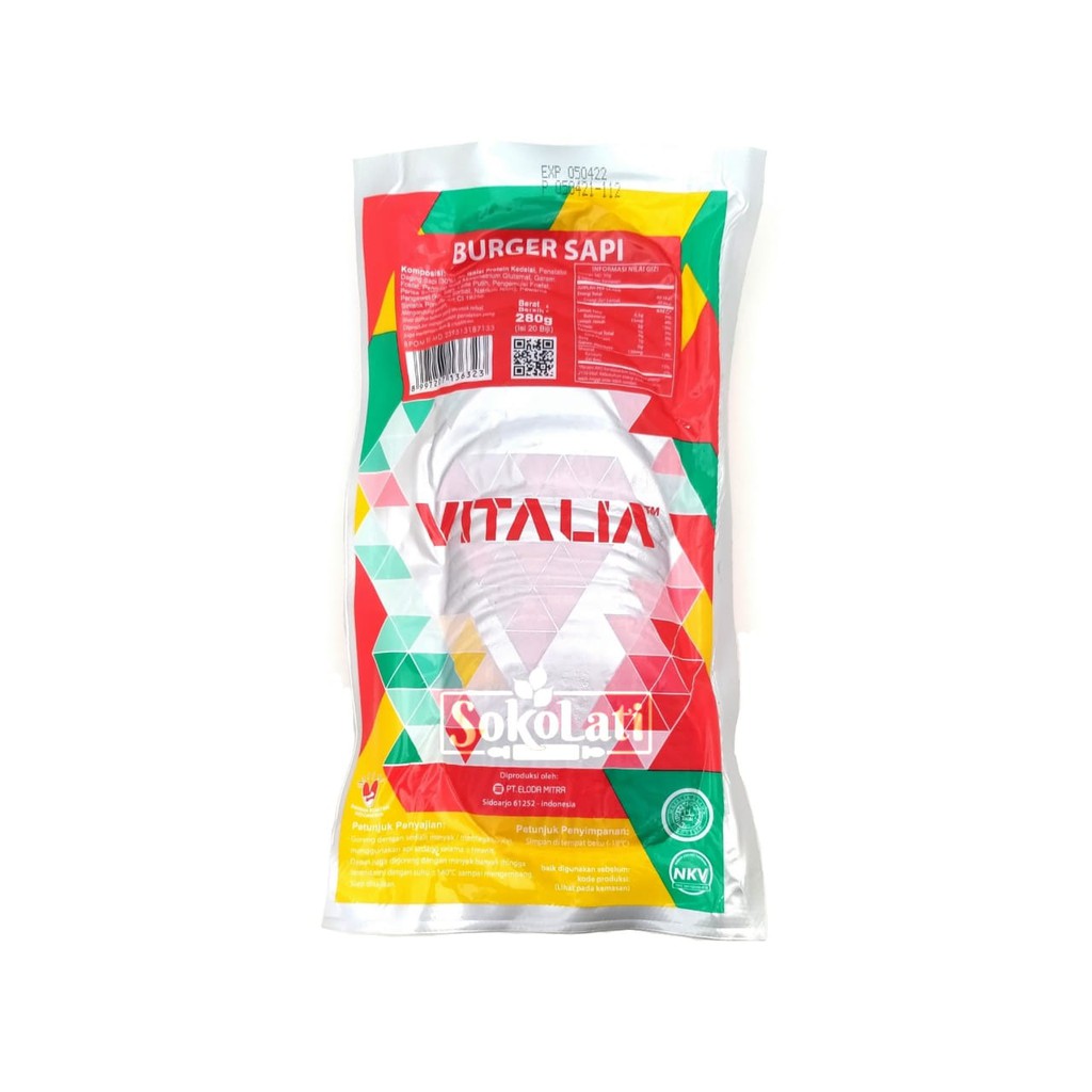 

Vitalia Burger Sapi Mini Bernardi isi 20pcs