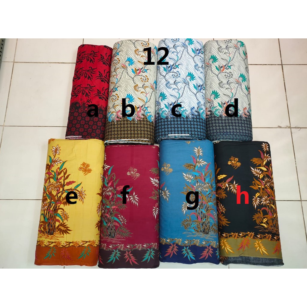 BAHAN KATUN BATIK ADEM METERAN