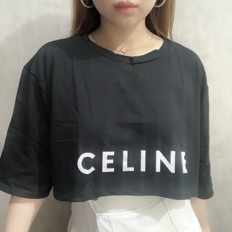 Cel Drop Shoulder Oversized Crop Top | Maimon Grosir