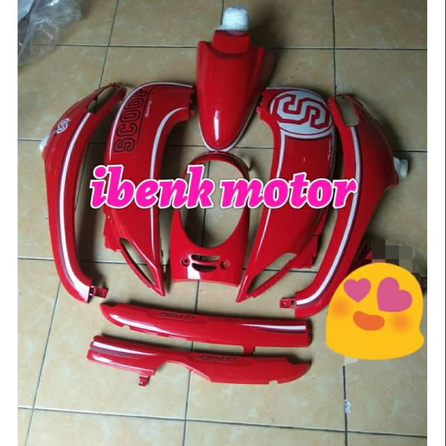 paket cover body halus scoopy fi 2014-2015
