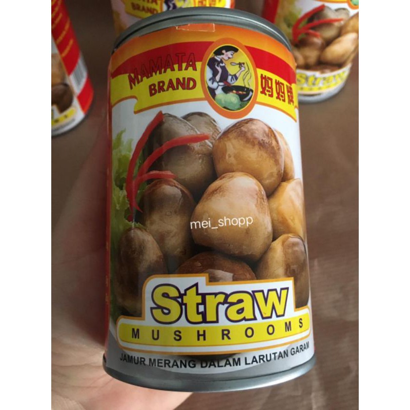 

STRAW MUSHROOM 425 GRAM CAO KHO LIAT MAMATA BRAND