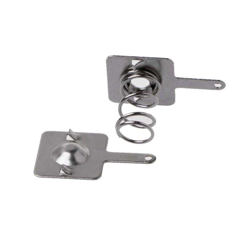 CRE  50 Pairs Metal Battery Spring Plate Set for AA AAA Positive Negative Contact