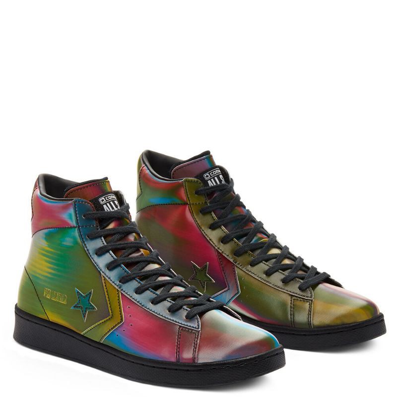 converse pro leather multicolor