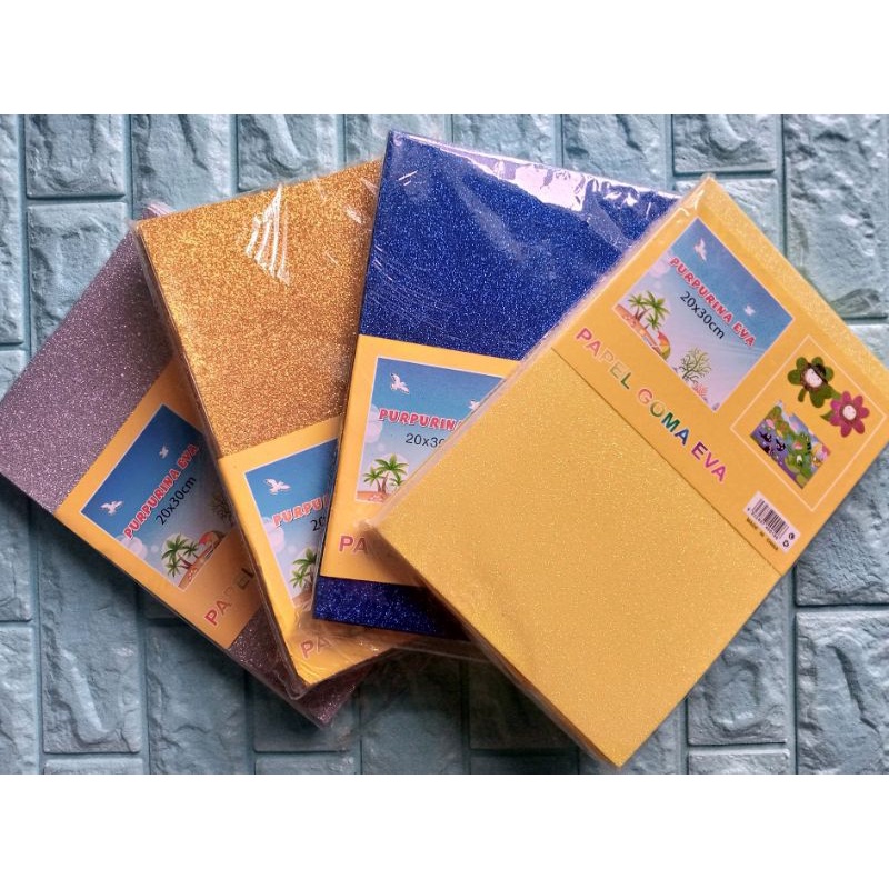 

Sticker Glitter Foam A4