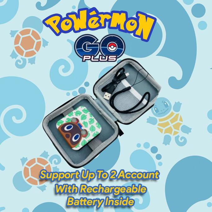 Buruan Powermon Plus Pokemon Go Plus Pogo Plus Dual Mode Rechargeable Battery - 2 Akun Marvel