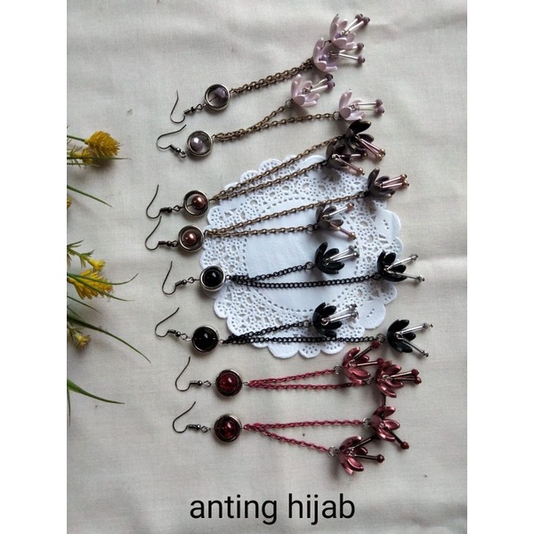 ANTING-ANTING HIJAB PANJANG DAN PENDEK/ AKSESORIS HIJAB
