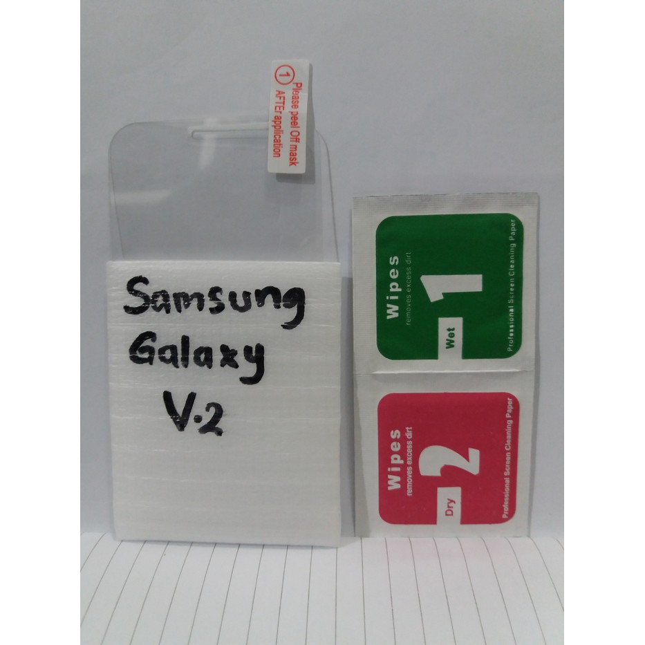 Tempered Gorilla Glass kaca Samsung Galaxy V2 murah meriah