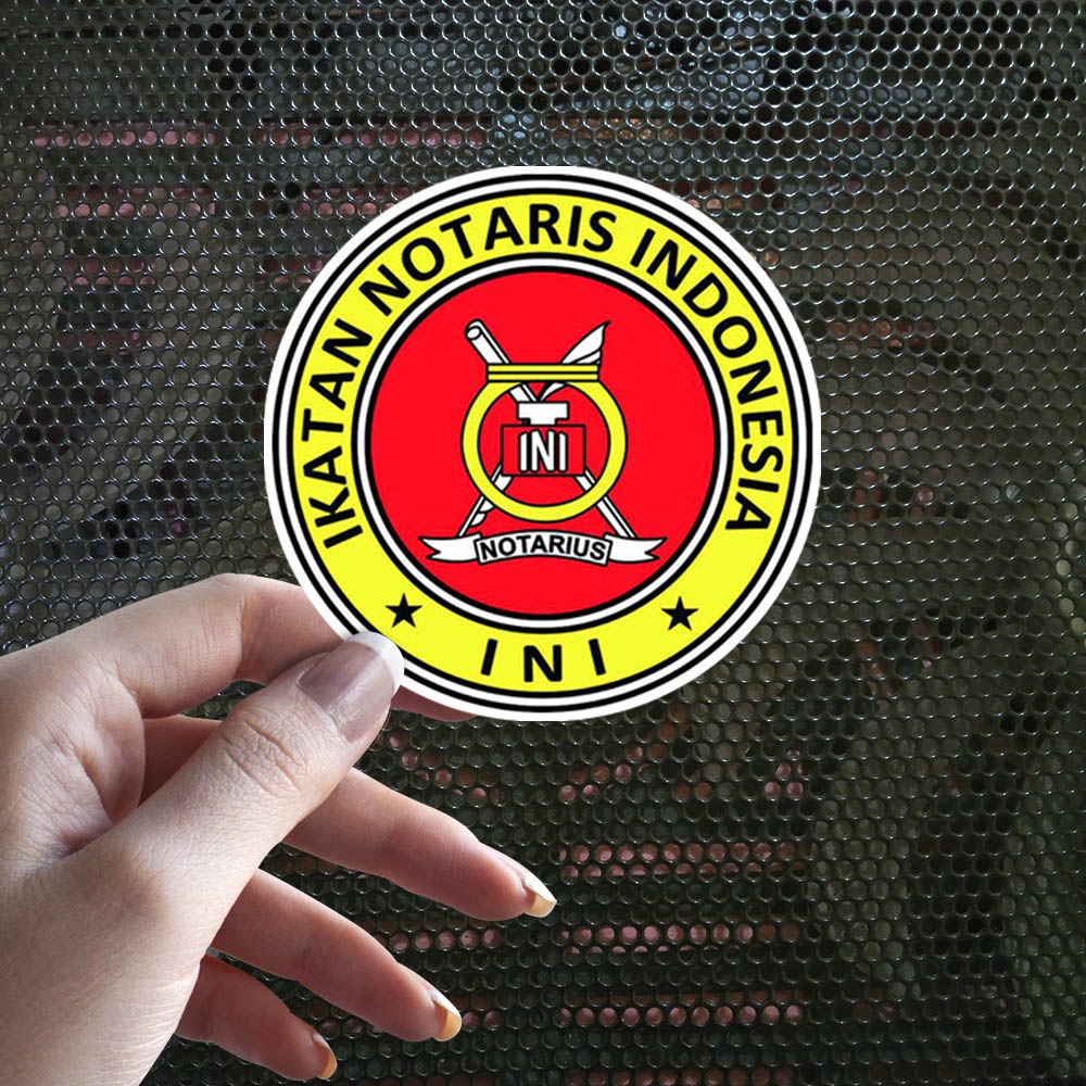 

Sticker Decal Vinyl Tahan Air INI Ikatan Notaris Indonesia