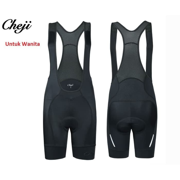 Celana Sepeda Wanita BIB Premium Cheji - Women Pant BIB Cheji CJ1145