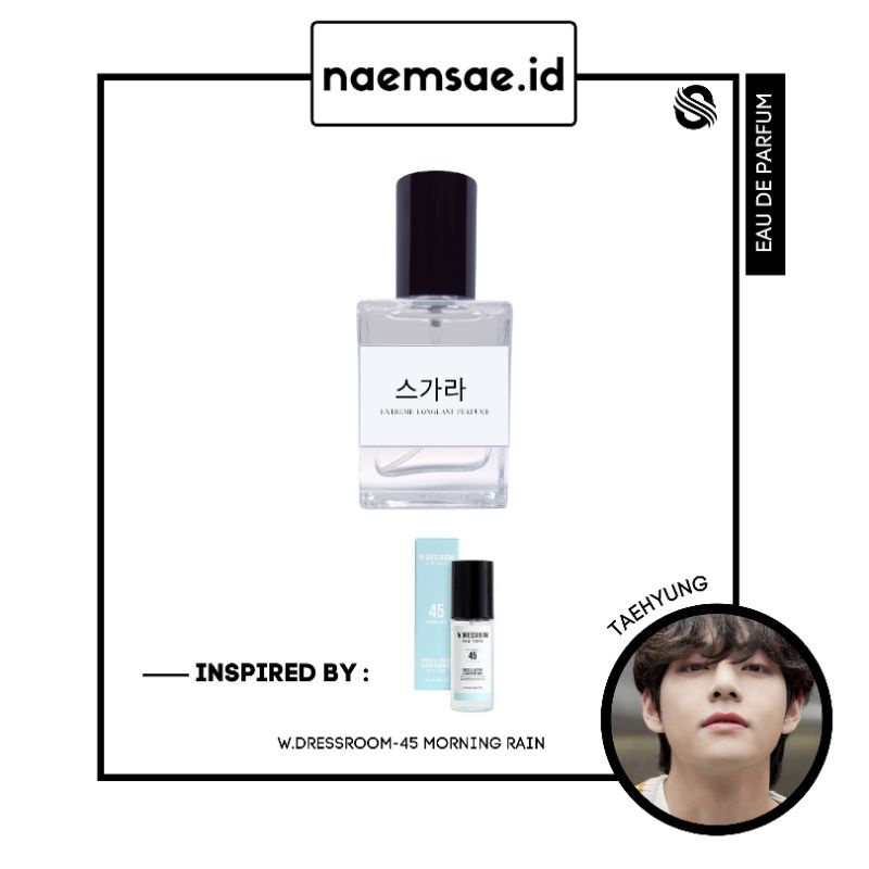 HarumTerus- PARFUM TAEHYUNG W DRESSROOM 45 MORNING RAIN BY NAEMSAE.ID - PARFUM UNISEX