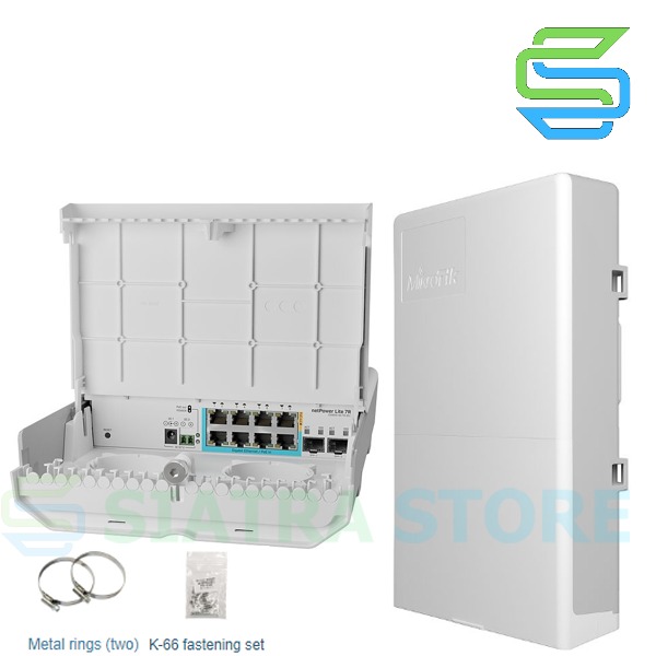 MikroTik CSS610-1Gi-7R-2S+OUT netPower Lite 7R