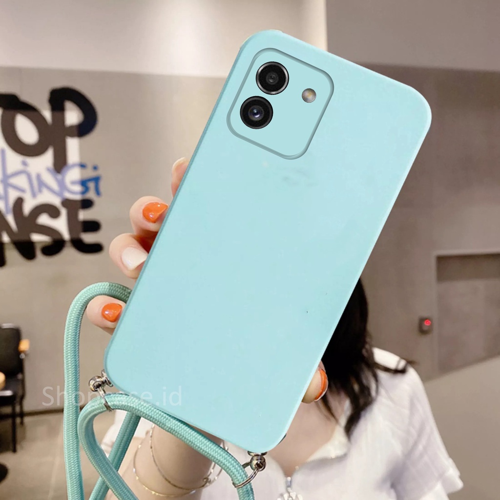 Softcase Tali For Samsung A03 | Case Camera Protech | Case Macaron Samsung A03 | Softcase Samsung A0