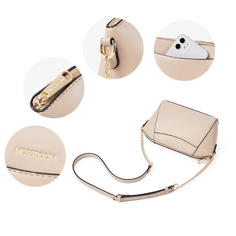 Kwt31au22т • MOSSDOOM Tas Selempang Wanita Tas Branded Original Sling Bag Tas Kerang Shoulder Bag Wa