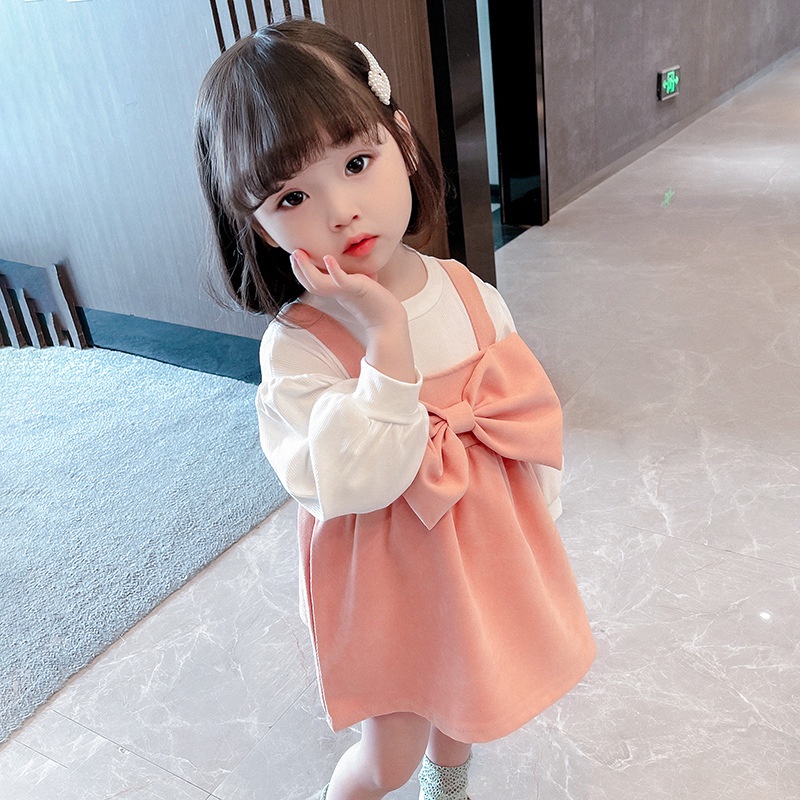 HappyOliver DRESS JILLY RIBBON 3301 EBV Baju Dress Anak Perempuan Import/Dress Bayi Perempuan/Gaun Bayi Perempuan/Dress Pesta/Dress Bayi