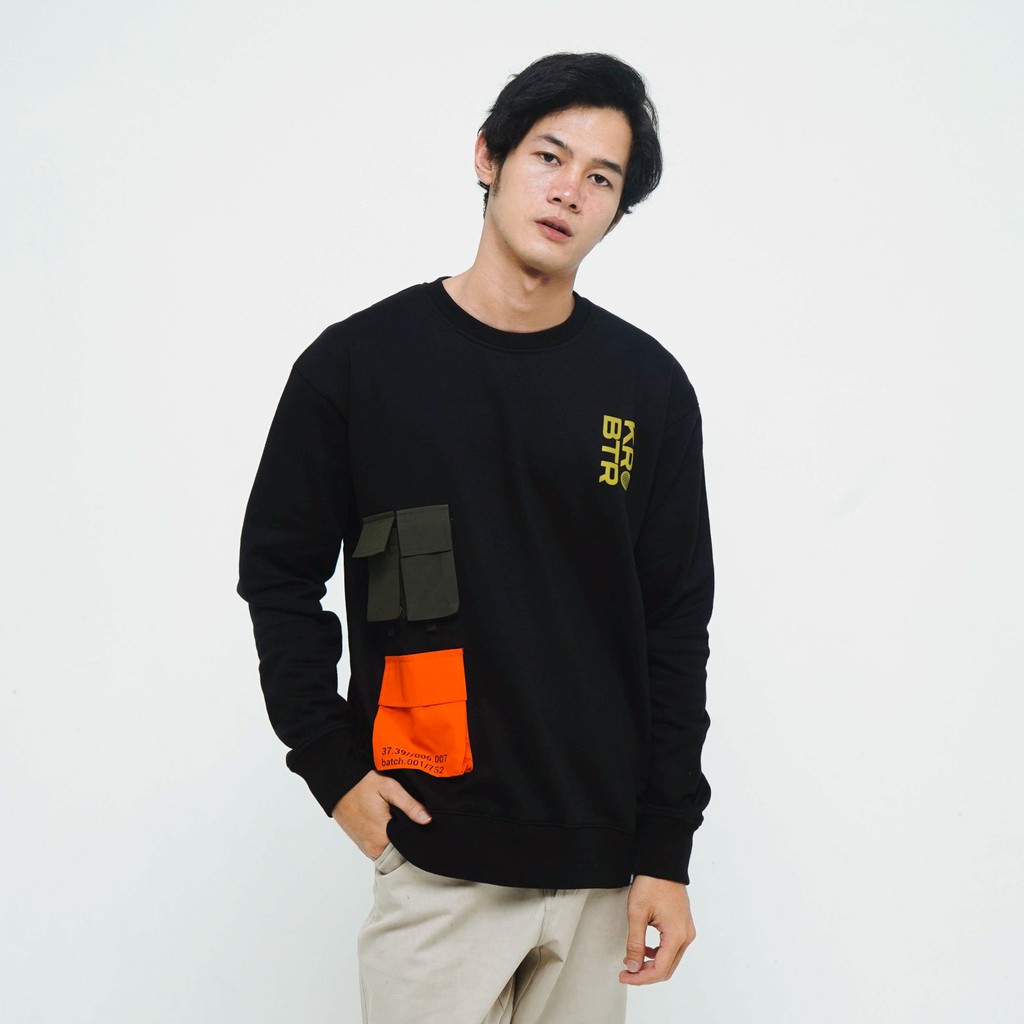 Karibatur Crewneck Tictac Hitam
