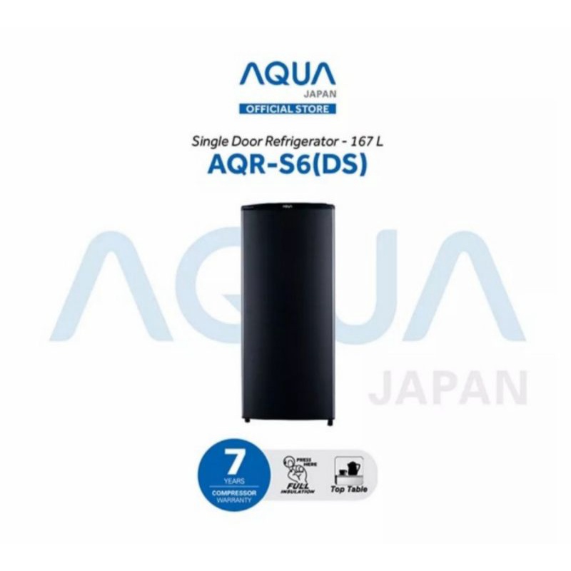 Freezer AQUA AQF-S6 - 6Rak Freezer es batu